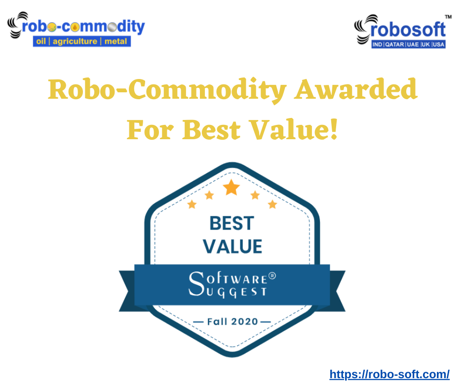 Robo-Commodity Wins The Award For Best Value Software!